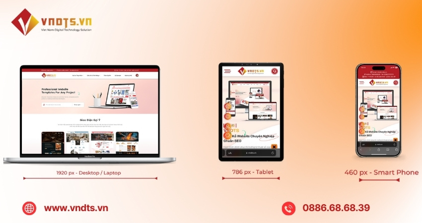 Thiết kế website chuẩn UX/UI tương thích đa nền tảng trên mọi thiết bị
