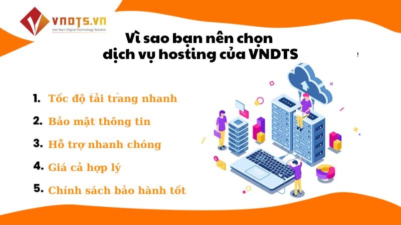 VNDTS là một nhà cung cấp hosting uy tín và chuyên nghiệp với nhiều năm kinh nghiệm trong lĩnh vực cung cấp hosting cho các khách hàng tại Việt Nam. 