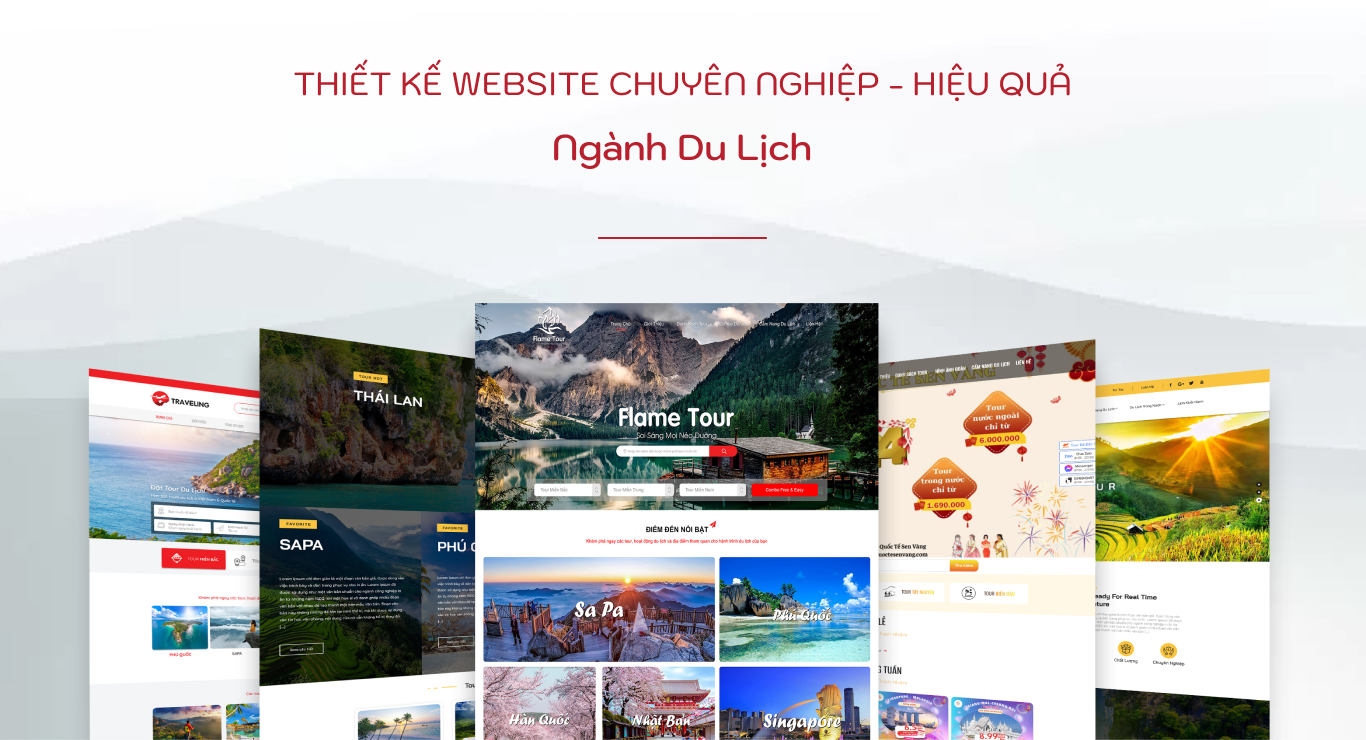Thiết Kế Website Du Lịch