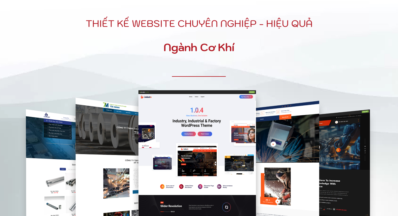 Thiết Kế Website Cơ Khí