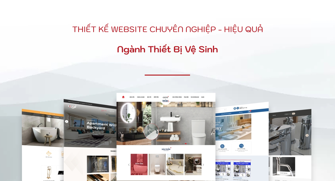 Thiết Kế Website Thiết Bị Vệ Sinh