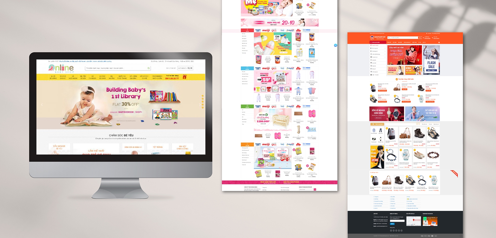 Thiết Kế Website Mẹ Và Bé