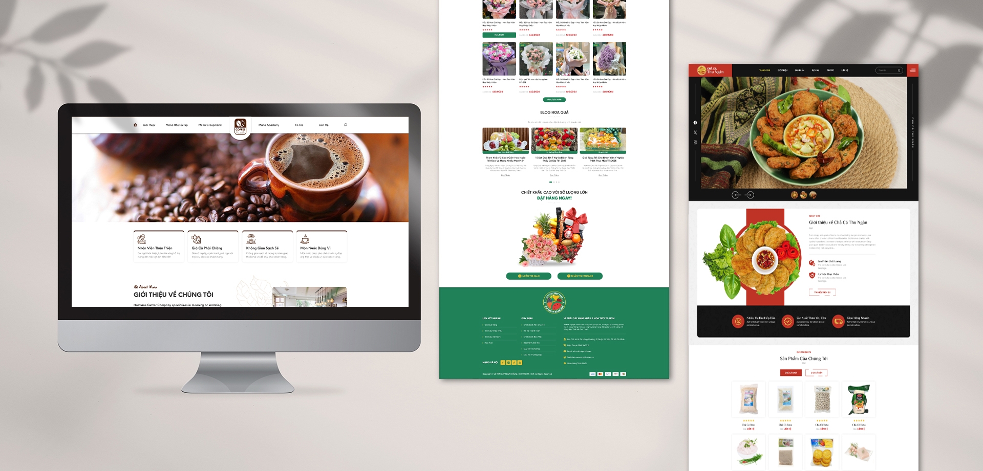 Thiết Kế Website Ẩm Thực