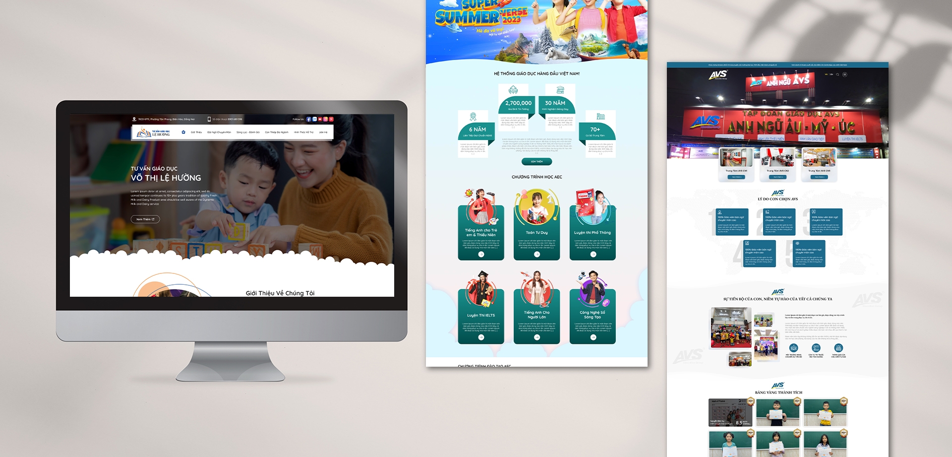 Thiết Kế Website Trung Tâm Anh Ngữ