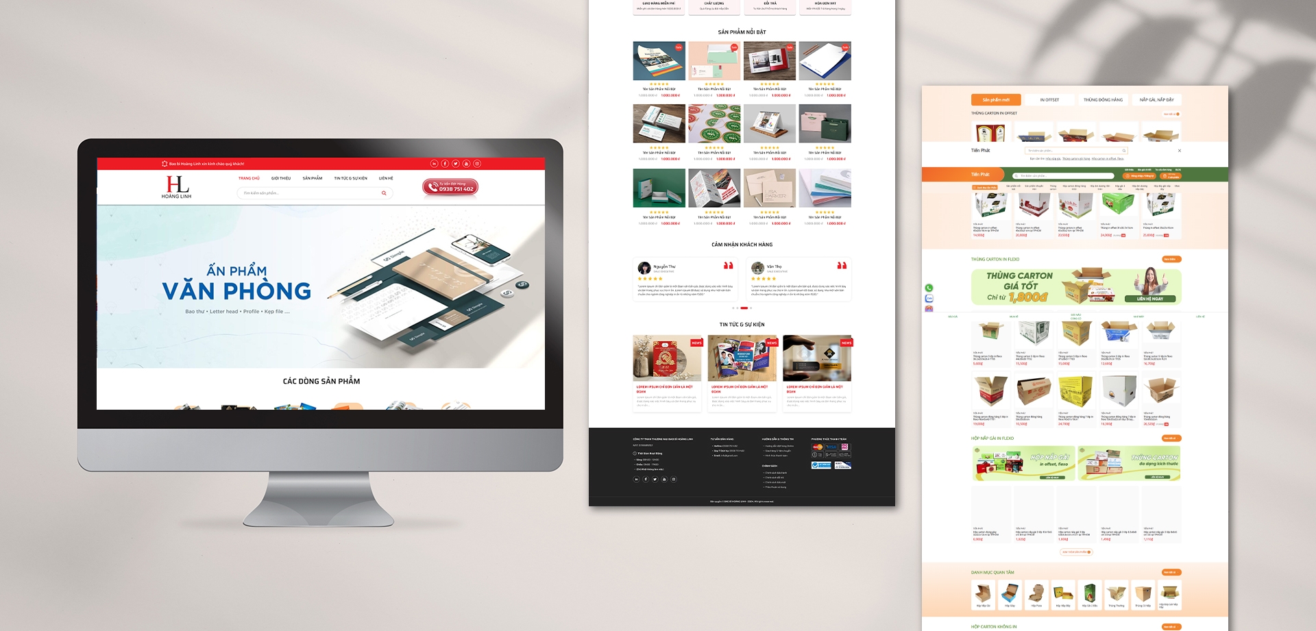 Thiết Kế Website Bao Bì