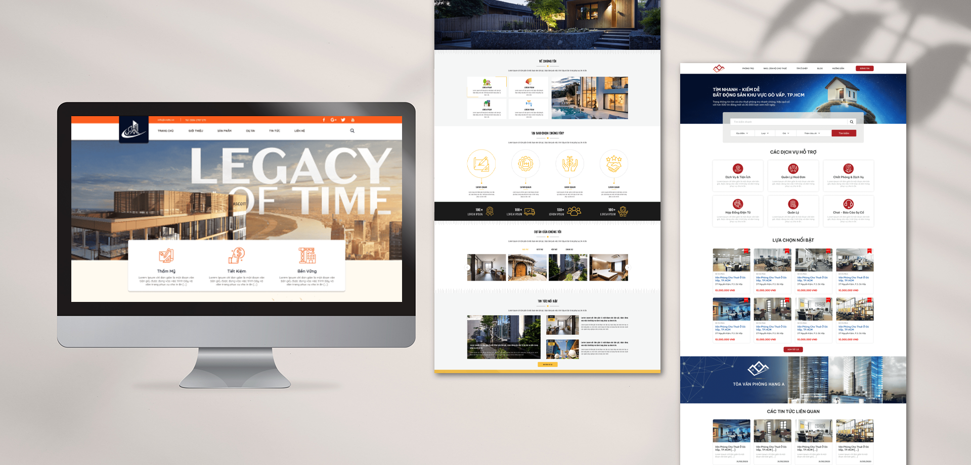 Thiết Kế Website Bất Động Sản