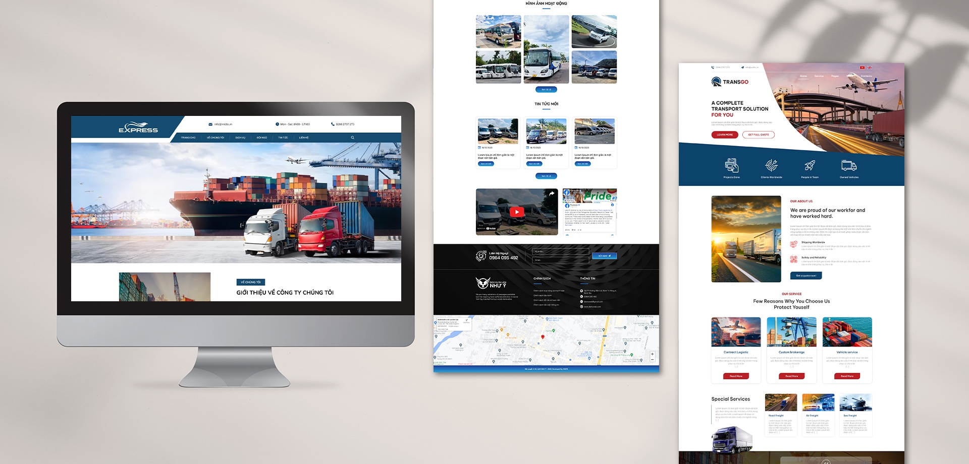 Thiết Kế Website Logistics