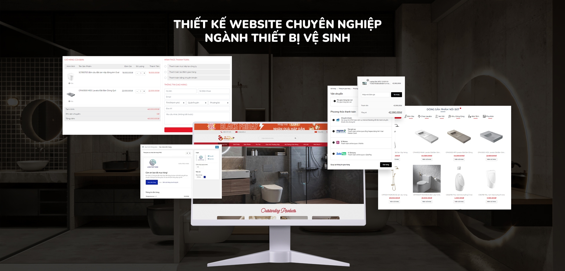 Thiết Kế Website Thiết Bị Vệ Sinh