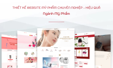 Thiết Kế Website Mỹ Phẩm 