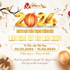 Thông báo lịch nghỉ tết giáp thìn 2024