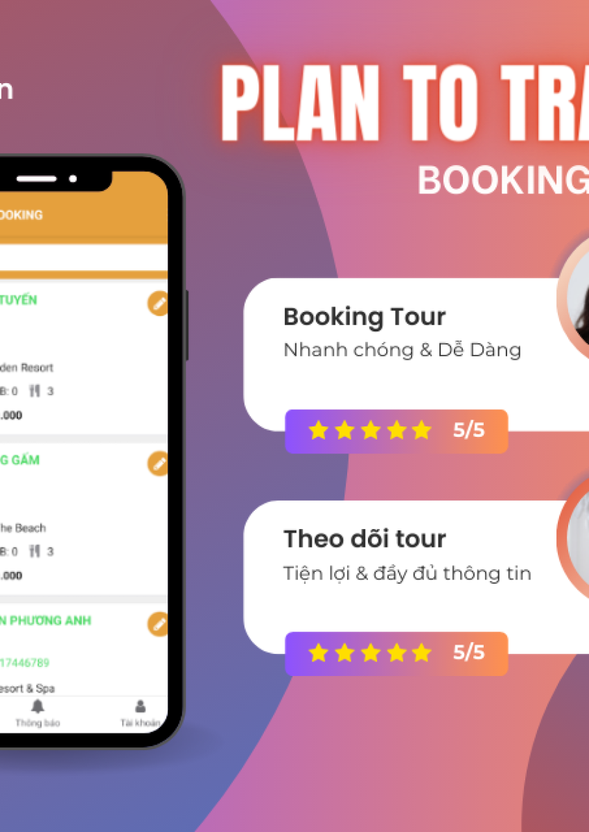 Thiết Kế App Du Lịch