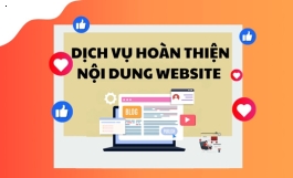 Dịch vụ hoàn thiện nội dung website - VNDTS