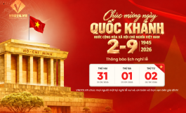 LỊCH NGHỈ LỄ QUỐC KHÁNH 2/9/2026